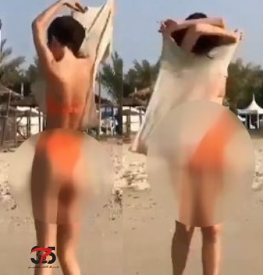 عاجل : "فيديو" فتاة تتعرى في احد شواطي الكويت #متعريه_الكويت
