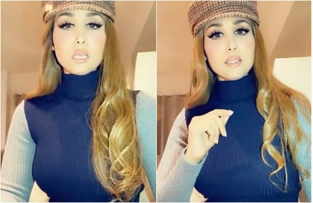 شاهد بالفيديو: مدير اعمال الحسناء هند القحطاني يجبرها على هذا الفعل الفاضح وراء الكواليس ..والاخيرة تبكي وتعلنها “عرفت أنه قذر ودنيء نفس”!