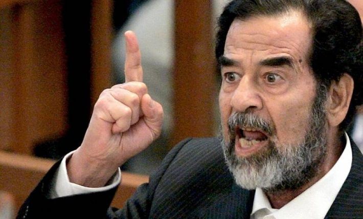 شاهد.. لن تصدق هذا ماقالته سيدة عراقية عن صدام حسين وهي تحت تأثير "المخدر" وجعل زوجها يسارع إلى إغلاق فمها ( فيديو )