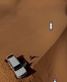 بالفيديو .. طيار شراعي من الزلفي يعثر على مفقود بنفوذ أم الجماجم