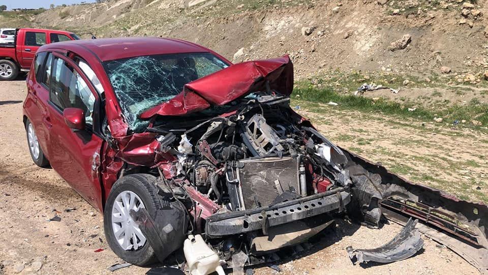 بالصور: إصابة سائق وست نساء بحادث مروري في اربيل
