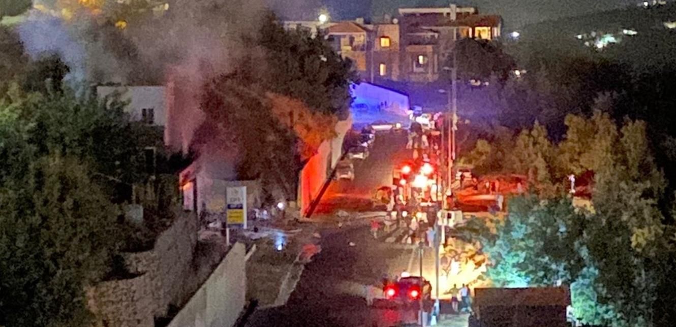 لبنان | بالفيديو.. انفجار في إحدى محطات بلدة حدث الجبّة – بشرّي!