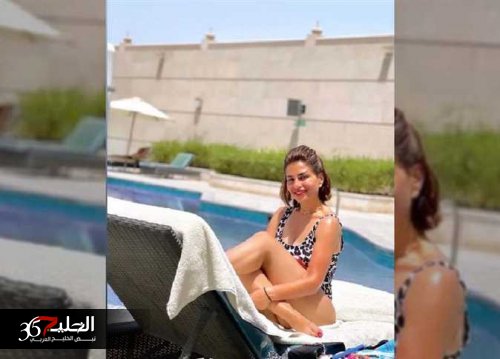 منه فضالي تخرج المستخبي بالكامل وراء الكاميرا والجمهور في ذهول وجمال جسدها بالكامل.