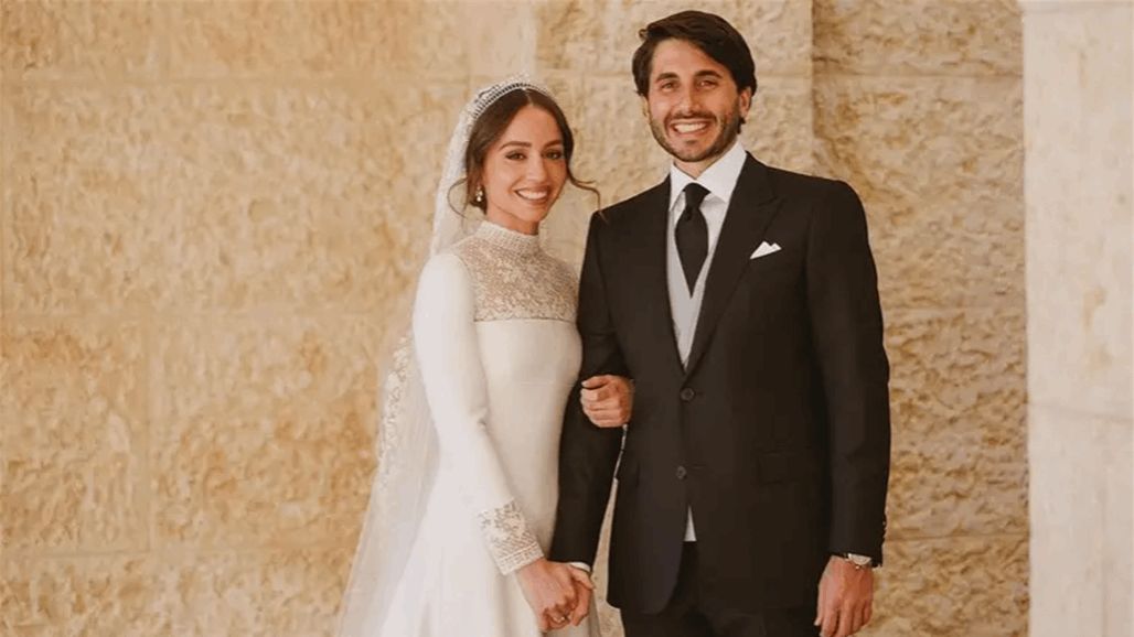 بعد ايام من حفل زفافهما.. الظهور الاول للأميرة ايمان وزوجها (فيديو)