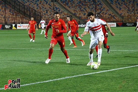 الزمالك يسجل هدفين فى 3 دقائق أمام المريخ السودانى بتوقيع شلبى ومنسى