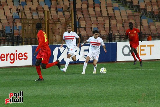 الزمالك يسجل هدفين فى 3 دقائق أمام المريخ السودانى بتوقيع شلبى ومنسى