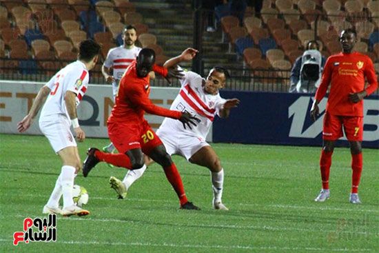 الزمالك يسجل هدفين فى 3 دقائق أمام المريخ السودانى بتوقيع شلبى ومنسى