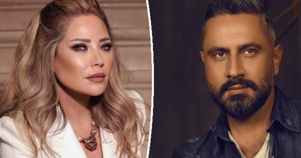بالصور- قبلة حميمة تجمع سلافة معمار وقيس الشيخ نجيب.. وتحدث ضجة واسعة