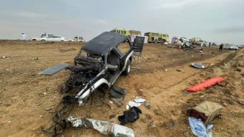 تراند اليوم : تفاصيل وفاة 8 أشخاص وإصابة 5 آخرين في حادث مروع على طريق سعيدة الصوالحة- محايل