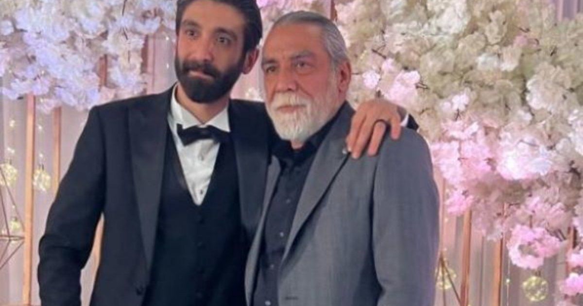 همام رضا يدخل القفص الذهبي ووالده أيمن رضا يرقص معه في زفافه
