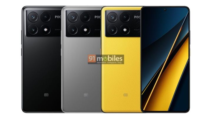 تكنولوجيا: صور مسربة توضح تصميم وألوان هواتف Poco X6 وPoco M6 Pro