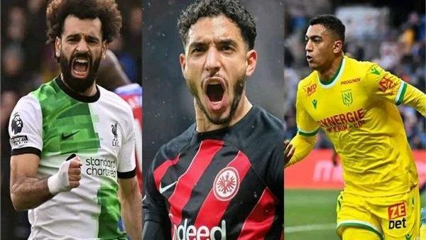 إنجازات وأرقام المحترفين المصريين في 2023