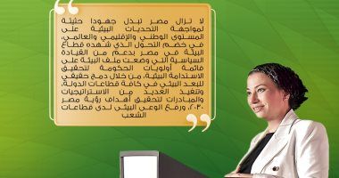 وزيرة البيئة تستعرض تقرير ملف الاستثمار البيئى والمناخى خلال 2023.. إنفوجراف