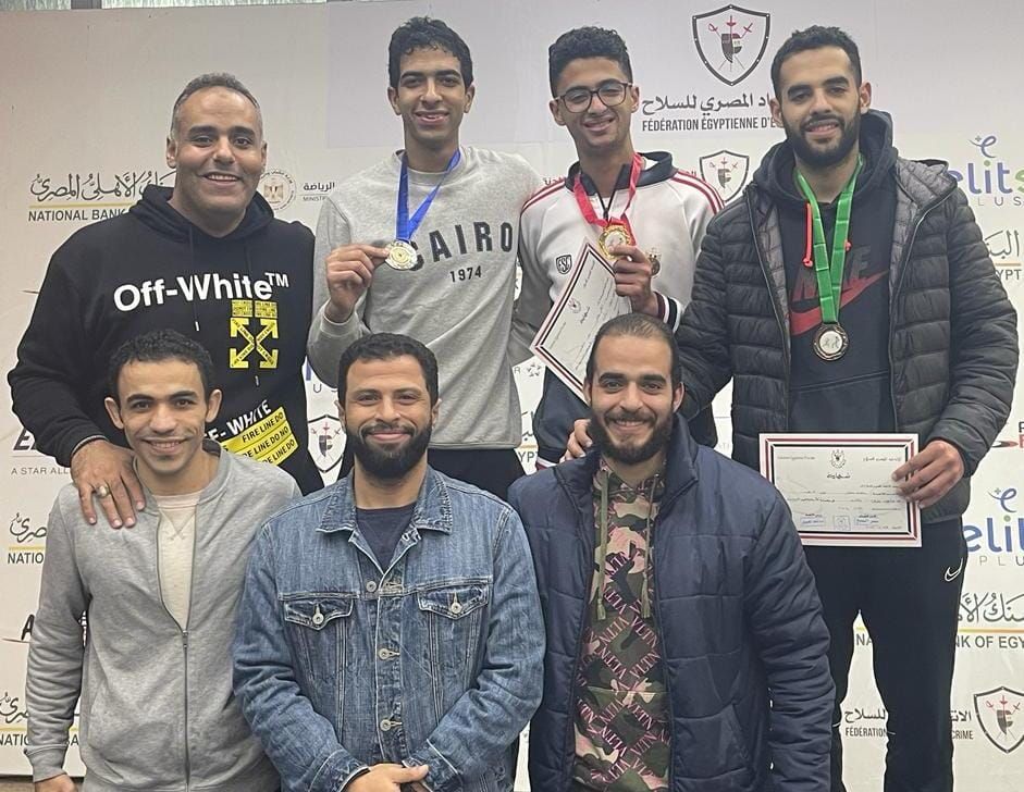 حصاد ابطال الصيد فى بطولة كأس مصر للسلاح