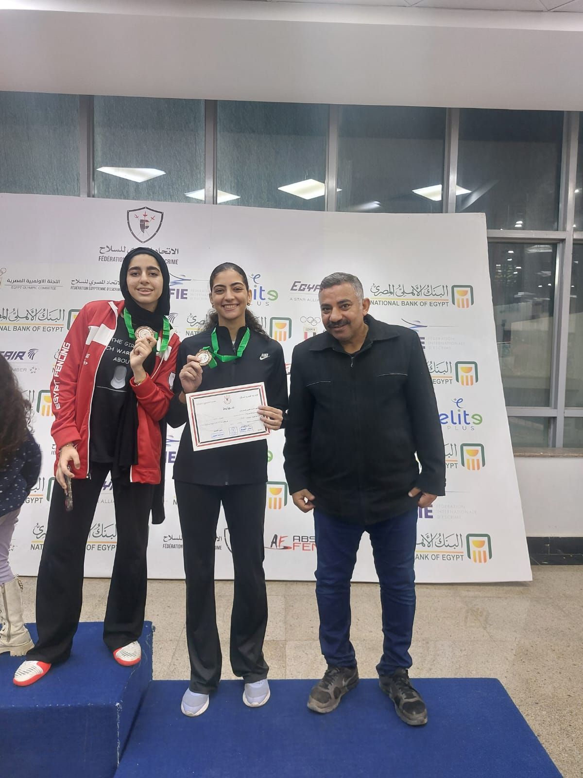 حصاد ابطال الصيد فى بطولة كأس مصر للسلاح