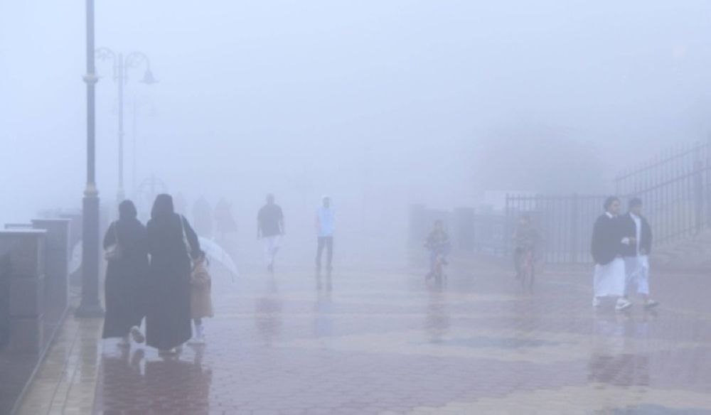 طقس الصباح الباكر.. ضباب كثيف على أجزاء من الرياض