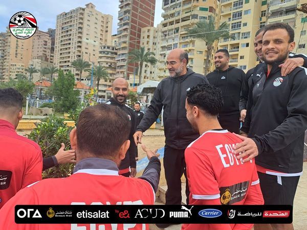 منتخب الشاطئية يواصل تدريباته بمعسكر الإسكندرية.. صور