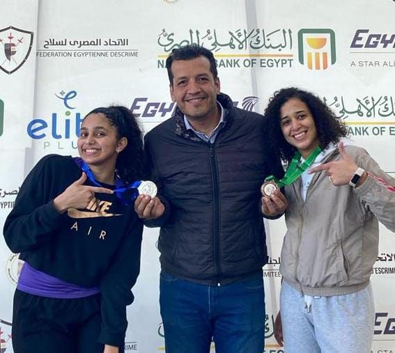 حصاد ابطال الصيد فى بطولة كأس مصر للسلاح