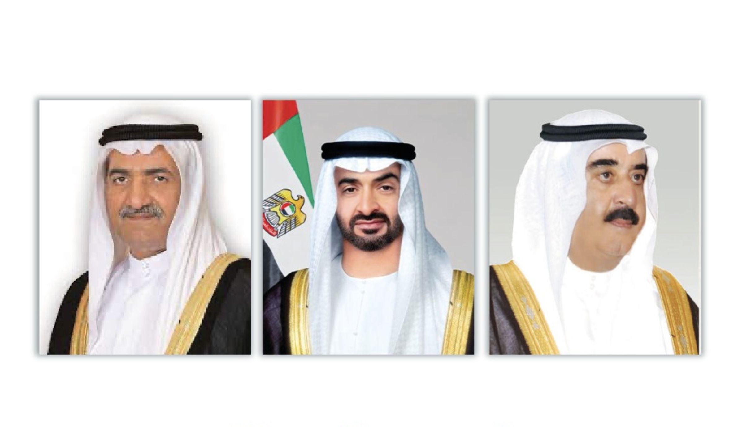 الامارات | رئيس الدولة يستقبل حمد الشرقي وسعود المعلا