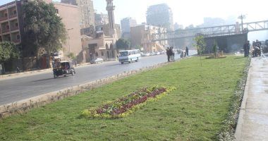 تطوير وتجميل شارع أحمد عرابى بحى العجوزة.. صور