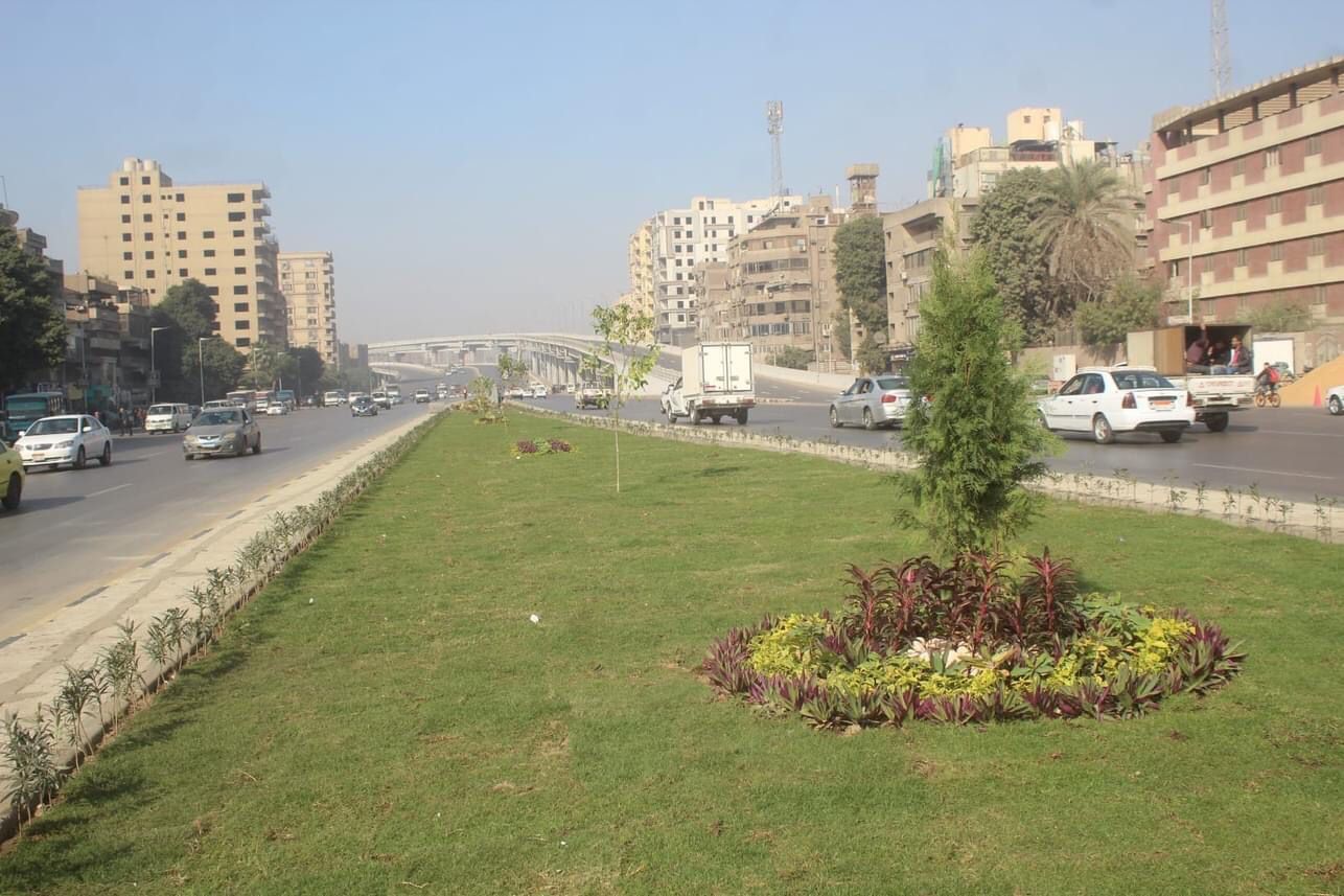 تطوير وتجميل شارع أحمد عرابى بحى العجوزة.. صور