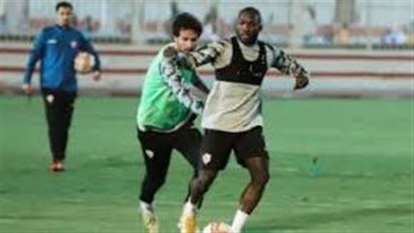 تدريبات تأهيلية لثنائي الزمالك في مران اليوم