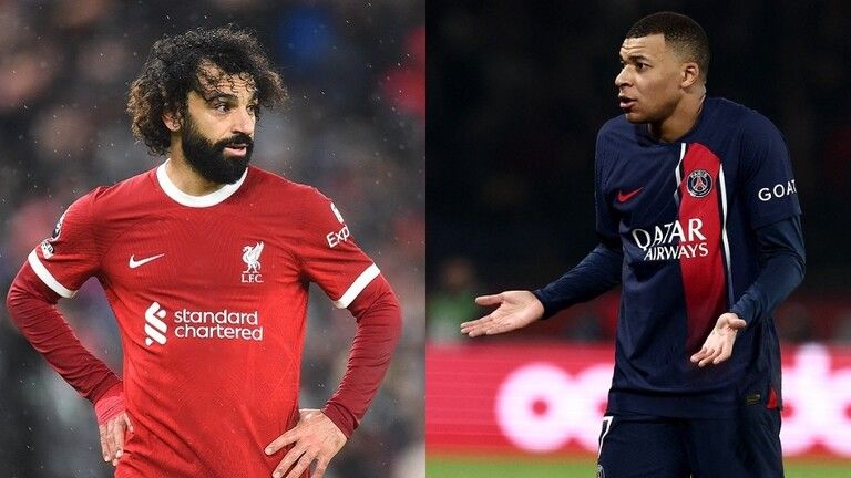 قد يجد نفسه وحيدا .. مبابي بديلا لمحمد صلاح في ليفربول