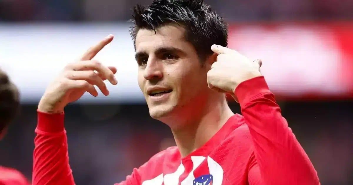مفاوضات سعودية جديدة مع الإسباني ألفارو موراتا مهاجم أتليتكو مدريد