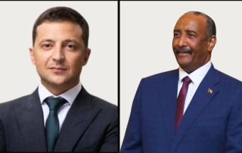 البرهان يتلقى برقية تهنئة من رئيس أوكرانيا بمناسبة ذكرى الإستقلال