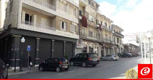 الأسواق التجارية في مدينة زحلة أقفلت اعتراضًا على قانون الايجارات غير السكنية
