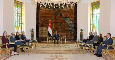 الرئيس السيسى يستقبل عضوين بارزين من مجلس الشيوخ الأمريكى