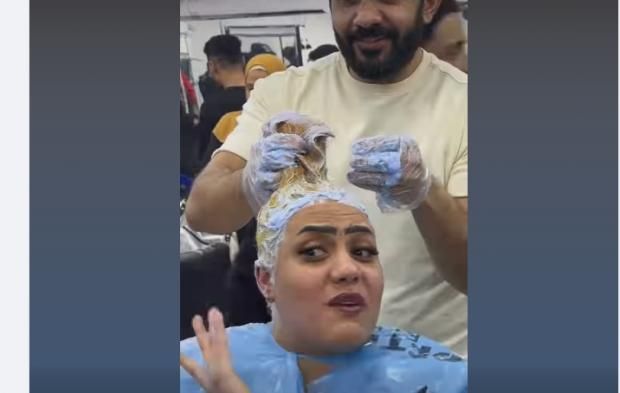 زوجها وابنتها يفتخران بها.. من هي «أم سجدة» صاحبة فيديو «الصبغة يا وحيد»؟