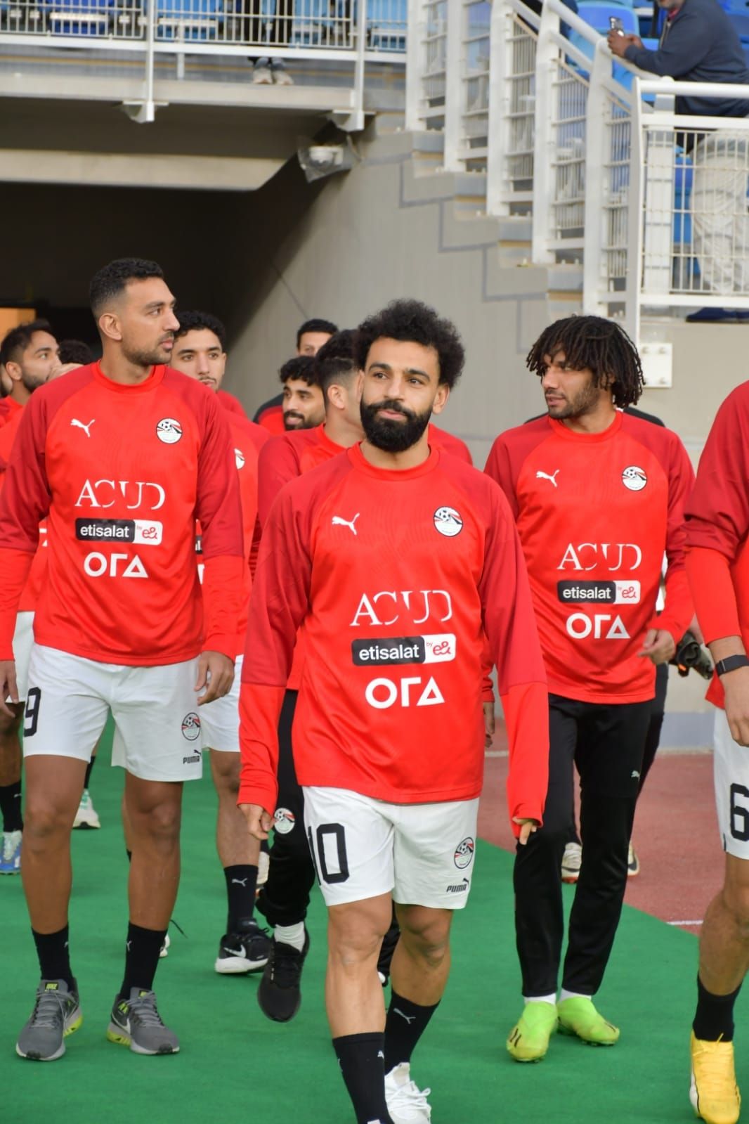 منتخب مصر يواصل الاستعدادات لكأس أمم أفريقيا بمشاركة محمد صلاح "فيديو وصور"