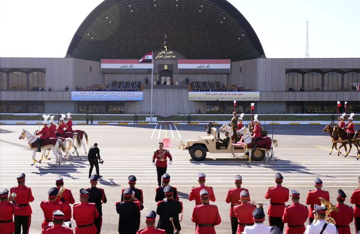 مشاهد من الاستعراض العسكري بذكرى تأسيس الجيش العراقي في بغداد