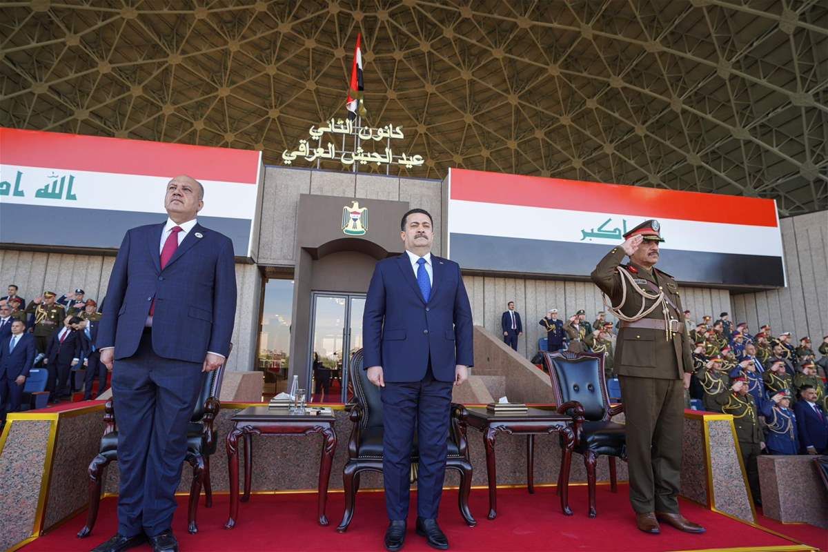 مشاهد من الاستعراض العسكري بذكرى تأسيس الجيش العراقي في بغداد