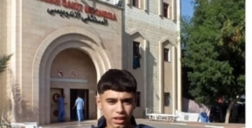 «عبود» أصغر مراسل في غزة يبعث رسالة إلى جميعات حقوق الحيوان.. ماذا قال؟