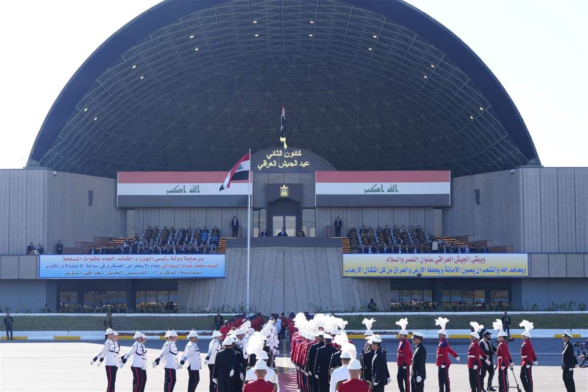 مشاهد من الاستعراض العسكري بذكرى تأسيس الجيش العراقي في بغداد