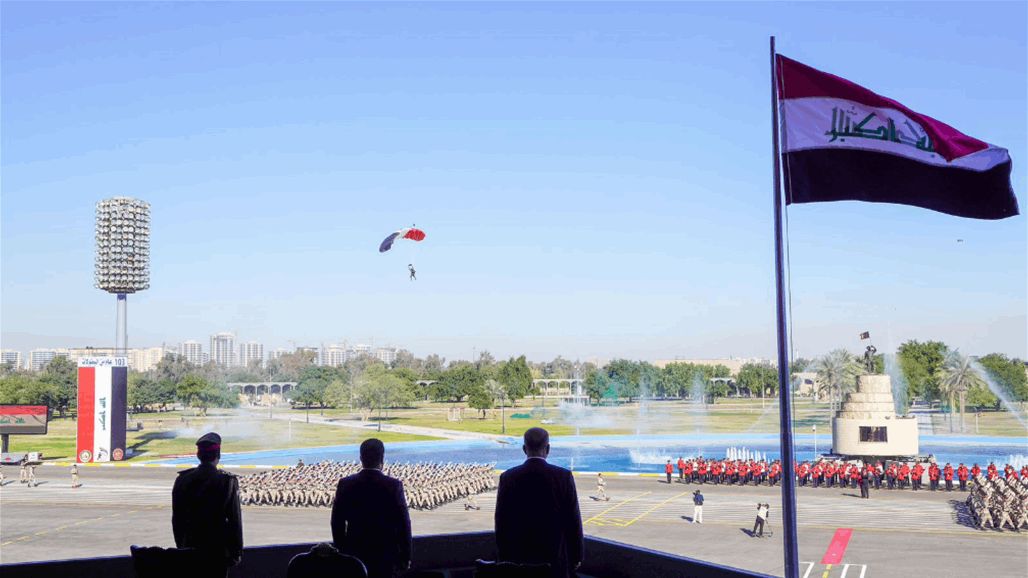 مشاهد من الاستعراض العسكري بذكرى تأسيس الجيش العراقي في بغداد