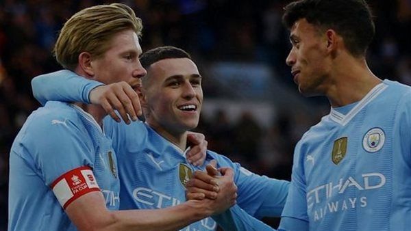 مانشستر سيتي يقسو على هيدرسفيلد بكأس الاتحاد الإنجليزي