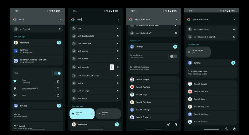 تكنولوجيا: ‏Pixel Launcher يتيح لك الآن البحث عن مربعات الإعدادات السريعة
