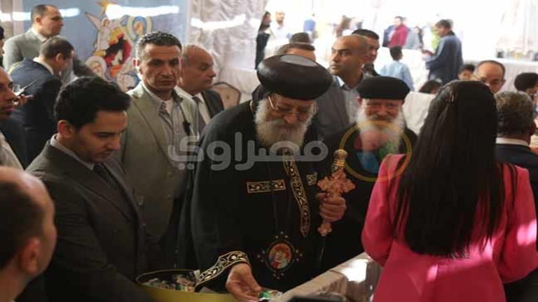 فيديو وصور.. البابا تواضروس يشارك في احتفالات عيد الميلاد في كاتدرائية العباسية