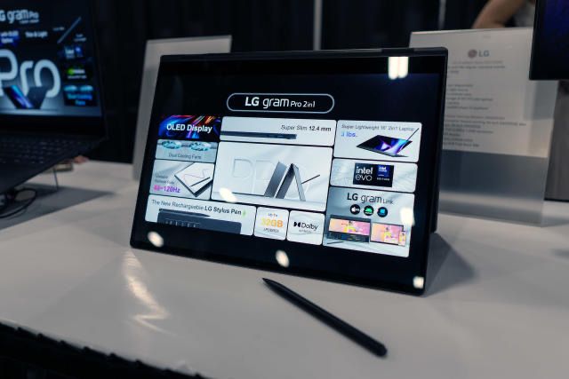 تكنولوجيا: ‏LG تقدم جهاز LG Gram Pro 2-in 1… حاسب محمول خفيف الوزن قابل للتحويل #CES2024