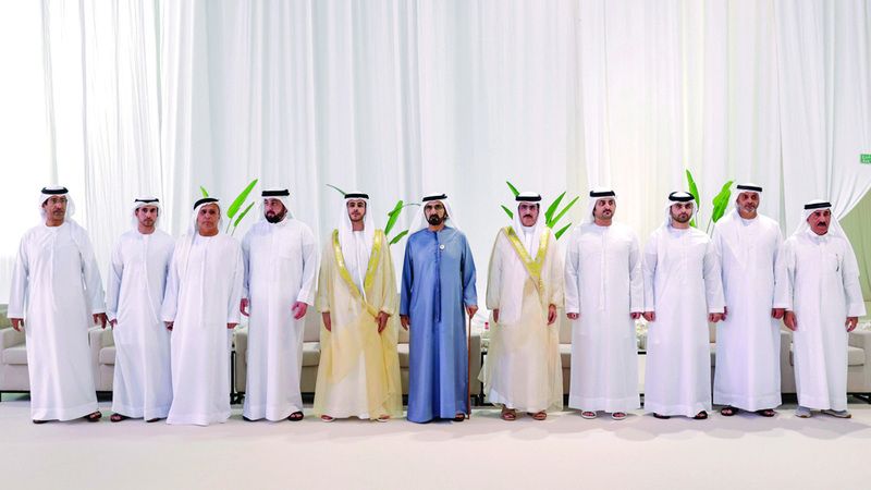 الامارات | محمد بن راشد يحضر أفراح الطاير والمهيري