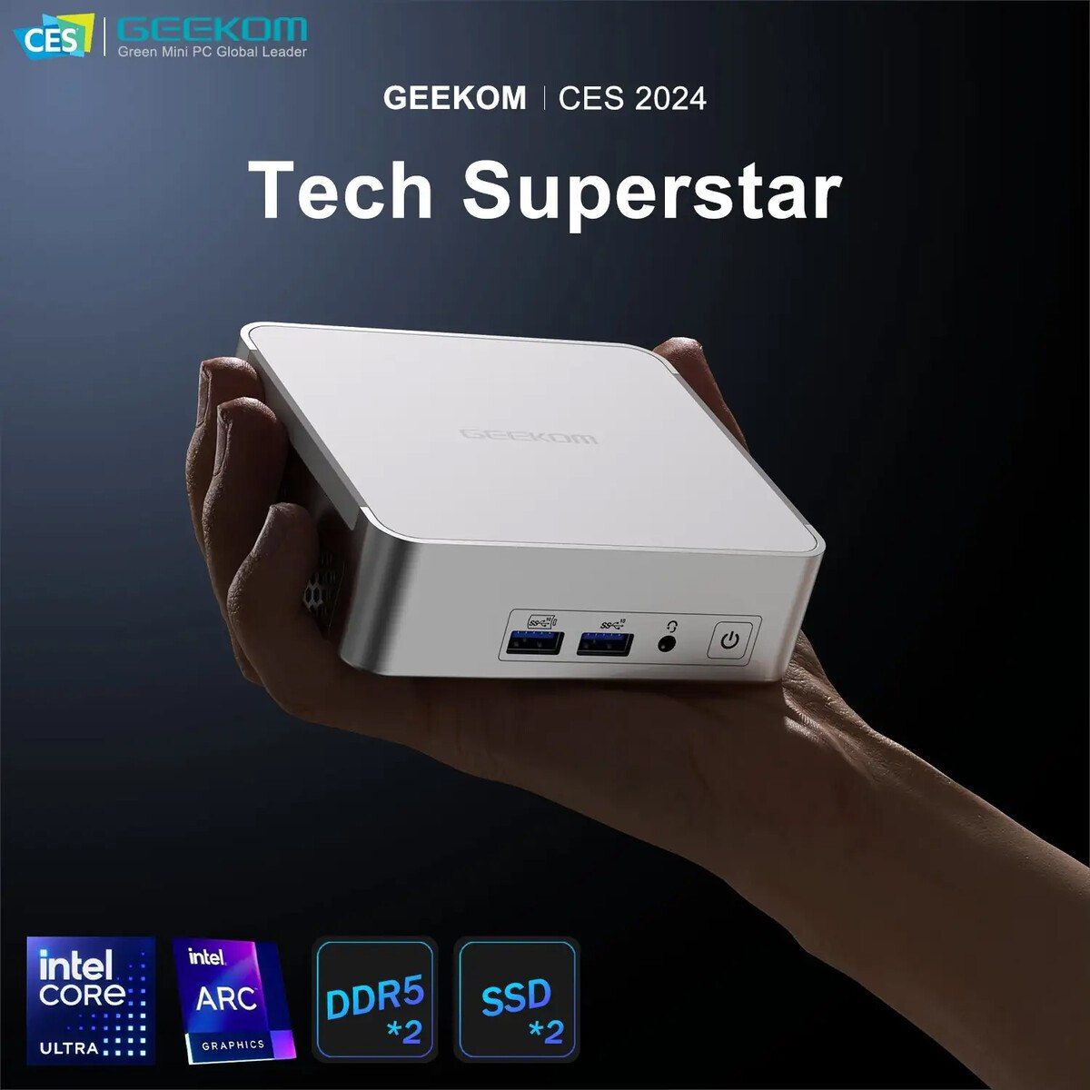 تكنولوجيا: إطلاق جهاز الحاسب المصغر Geekom IT14 Pro قريبًا مع معالج Intel Core Ultra في #CES2024