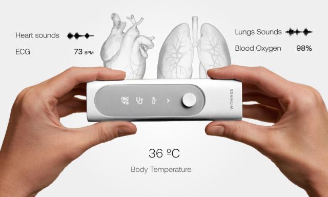 تكنولوجيا: جهاز The Withings BeamO عبارة عن مقياس حرارة الكل في واحد وتخطيط القلب وسماعة الطبيب #CES2024