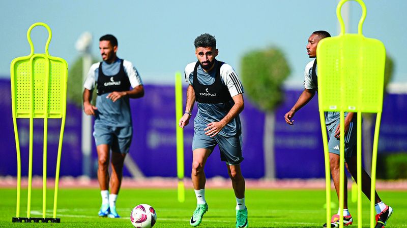 الامارات | المنتخب يؤدي اليوم أول تدريب له في الدوحة