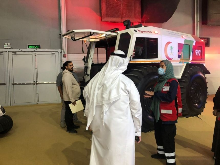 إسعاف المناطق الوعرة.. مركبة "طمية" تبهر زوار مؤتمر خدمات الحج والعمرة