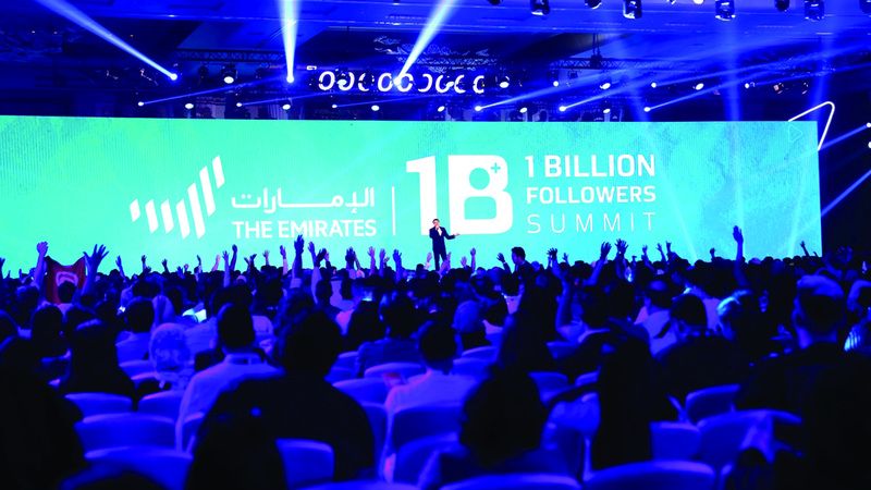 الامارات | قمة المليار متابع.. عيون العالم الرقمي على دبي اليوم
