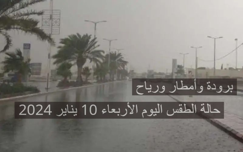 تراند اليوم : برودة وأمطار ورياح.. حالة الطقس اليوم الأربعاء 10 يناير 2024