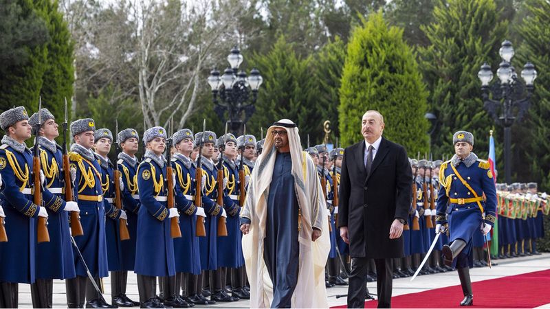 الامارات | رئيس الدولة ورئيس أذربيجان يبحثان تعزيز علاقات البلدين